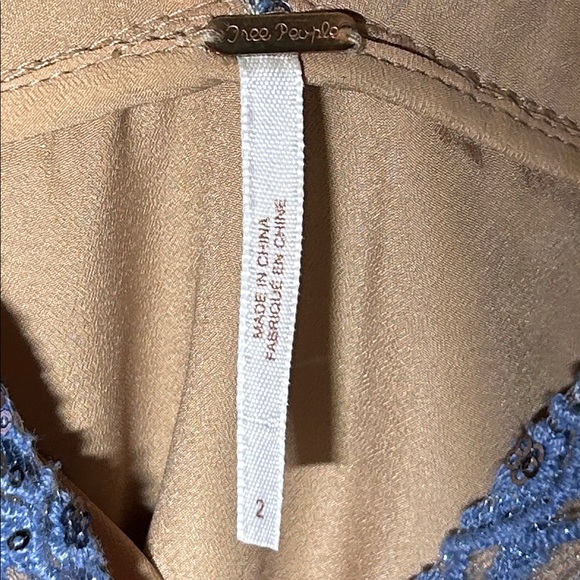 Free People Night Shimmers Mini Dress in size 2 - Picture 11 of 12